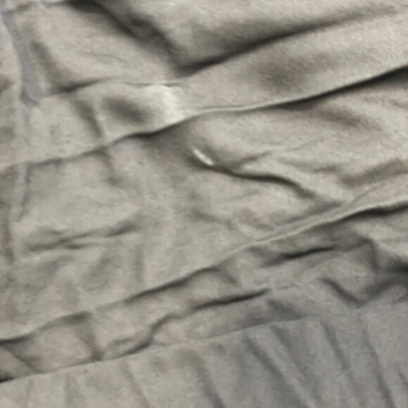 NEW MICHAEL KORS Plongé Leather & Chiffon Empire Gown • Size 6 • Black - Picture 2 of 9